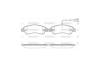 Колодки тормозные диск. задн. (Remsa) Citroen Jumper 2.0 06-,Citroen Jumper 2.2 06- WOKING P13383.02 (фото 2)