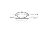 Колодки тормозные диск. перед. (Remsa) Mercedes-benz M-class (w166) 3.0 11-,Mercedes-benz Sprinter 35-t 1.8 06- WOKING P13453.00 (фото 2)