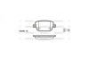 Колодки тормозные диск. задн. (Remsa) Ford Mondeo IV, Galaxy II, S-max WOKING P13563.00 (фото 1)
