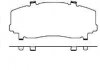 Колодки тормозные диск. перед. (Remsa) Mazda CX-7 CX-9 07> / Ford Edge 08> 10> / Mitsubishi Pajero Sport III 2,4d 15> WOKING P13673.02 (фото 2)
