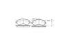 Колодки тормозные диск. перед. (Remsa) PSA Boxer Jumper Ducato 11&gt; WOKING P13753.12 (фото 3)