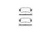 Колодки гальмівні диск. задн. (Remsa) Mazda Cx-5 2.0 11-,Mazda Cx-5 2.2 11- WOKING P14073.00 (фото 2)