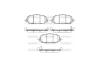Колодки тормозные диск. перед. (Remsa) Honda CR-V 2,4i 17&gt; WOKING P14083.22 (фото 3)