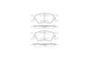 Колодки тормозные диск. перед. (Remsa) Ford B-max 1.0 12-,Ford B-max 1.4 12-,Ford B-max 1.5 12- WOKING P14143.00 (фото 2)