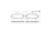 Колодки тормозные диск. задн. (Remsa) PSA Boxer Jumper Ducato 06&gt; 11&gt; 15&gt; WOKING P14883.02 (фото 3)