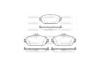 Колодки тормозные диск. перед. (Remsa) Mercedes-benz C-class (w205) 1.6 13- WOKING P14923.08 (фото 2)