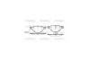 Колодки тормозные диск. перед. (Remsa) Bmw 5 2.0 09-,Bmw 5 3.0 09-,Bmw 5 4.4 09- WOKING P15143.00 (фото 2)