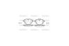 Колодки тормозные диск. задн. (Remsa) BMW 5 (E60), 5 (F10), 7 (G11), X3 (F25) WOKING P15213.00 (фото 2)