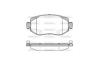Колодки тормозные диск. перед. (Remsa) Renault Megane IV WOKING P16243.08 (фото 3)