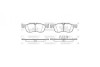 Колодки тормозные диск. перед. (Remsa) Land Rover Evogue 11&gt; / Discovery Sport 14&gt; WOKING P17333.00 (фото 1)