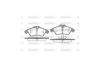 Колодки гальмівні диск. перед. (Remsa) Mercedes-benz Sprinter 2-t 2.1 95-06,Mercedes-benz Sprinter 2-t 2.3 95-06 WOKING P4783.00 (фото 2)