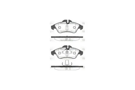 Колодки гальмівні диск. перед. (Remsa) WOKING P4783.10