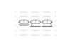 Колодки тормозные диск. перед. (Remsa) Honda Civic 00&gt; 05&gt; 12&gt; / Hyundai Matrix 01&gt;, Santa fe 2,7i 01&gt; / Nissan X-trail 2,5i 01&gt; (P6473.12) WOKI WOKING 'P6473.12 (фото 3)