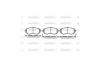 Колодки гальмівні диск. перед. (Remsa) Subaru Forester 02> 08> / Impreza 00> 08> / Legasy, Outback 03> 08> WOKING P8513.02 (фото 3)