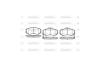 Колодки гальмівні диск. перед. (Remsa) Hyundai Tucson I / Sportage II / Sonata Magentis 05>10 WOKING P8533.02 (фото 3)