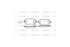Колодки гальмівні диск. перед. (Remsa) Suzuki Swift 05> Splash / Nissan Micra 10> 16> WOKING P8873.11 (фото 3)