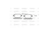 Колодки тормозные диск. перед. (пр-во Remsa) Citroen Nemo 1.4 08-,Citroen Nemo 1.4 09- WOKING P9583.11 (фото 1)
