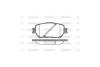 Колодки тормозные диск. перед. (Remsa) Toyota Camry 2.0 01-06,Toyota Camry 2.4 01-06 WOKING P9843.00 (фото 2)