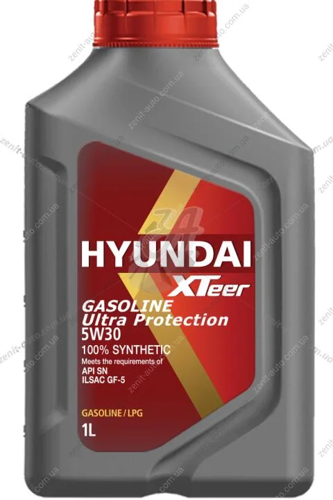 Олива моторна 5W-30 Xteer HYUNDAI бенз, Gasoline Ultra Protection SP/GF-6, 1л, синт XTeer 1011002 (фото 1)