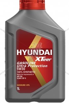 Масло ДВС 5W-30 HYUNDAI бенз, Gasoline Ultra Protection SN/GF-5, 1л, синт XTeer 1011002