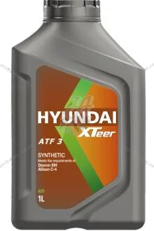 Олива трансміс. ATF Xteer HYUNDAI Dexron3, 1л, н/синт XTeer 1011011