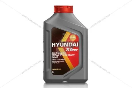 Масло ДВС 5W-40 Xteer HYUNDAI бенз, Gasoline Ultra Protection SN, 1л, синт XTeer 1011126