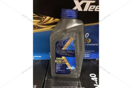 Масло ДВС 5W-40 Xteer HYUNDAI диз DPF, D800 SN Plus, ACEA C3-16, 1л, синт XTeer 1011223