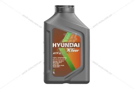 Олива трансміс. ATF Xteer HYUNDAI ATF 6, 1л, синт. XTeer 1011412