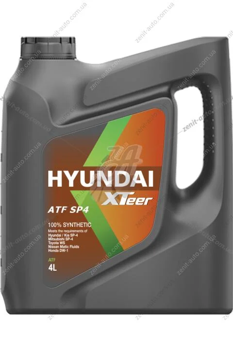 Масло трансмисс. ATF Xteer HYUNDAI SP-4, 4л, синт XTeer 1041017 (фото 1)
