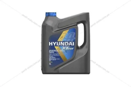 Олива моторна 5W-30 Xteer HYUNDAI диз/бенз, Diesel Ultra SN/CF, ACEA C3-16, 4л, синт XTeer 1041222