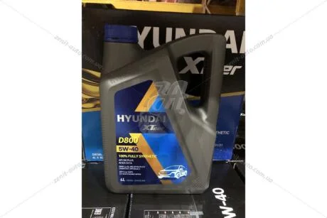 Масло ДВС 5W-40 Xteer HYUNDAI диз DPF, D800 SN Plus, ACEA C3-16, 4л, синт XTeer 1041223