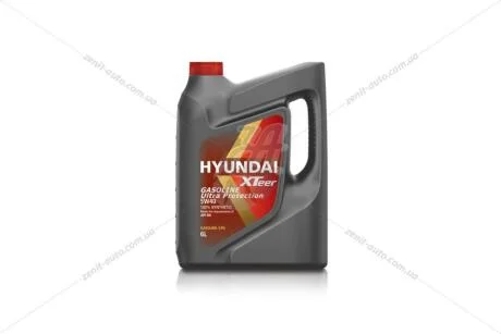 Масло ДВС 5W-40 Xteer HYUNDAI бенз, Gasoline Ultra Protection SN, 6л, синт XTeer 1061126